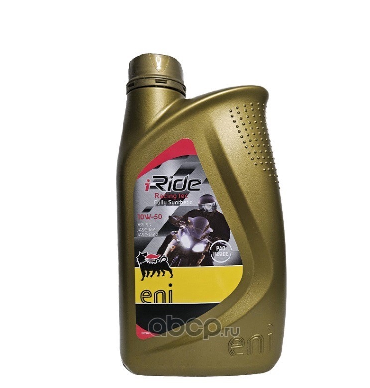 ENI i-Ride racing 10W-50 1л. Полностью синтетическое моторное масло