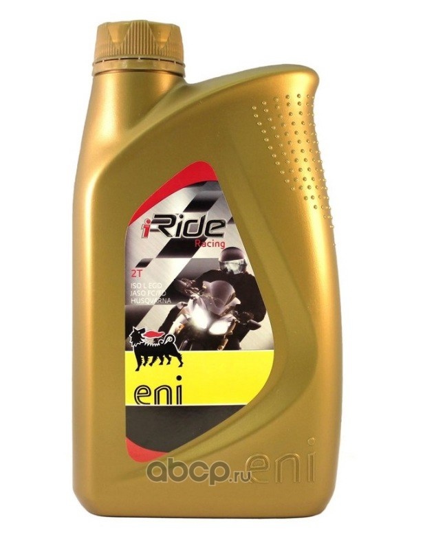 ENI i-Ride racing 2T 1л. Полностью синтетическое моторное масло ISO-L-EGD JASO FCFD HUSQVARNA