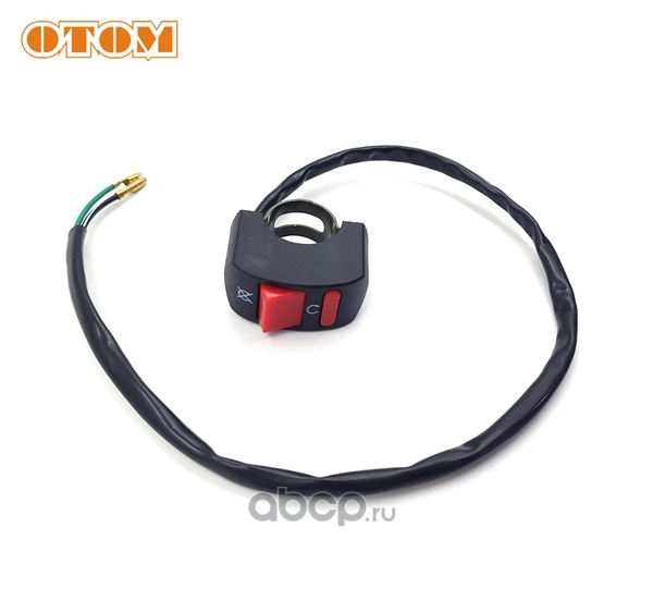 Кнопка включениявыключения питания эндуромотокросс красная