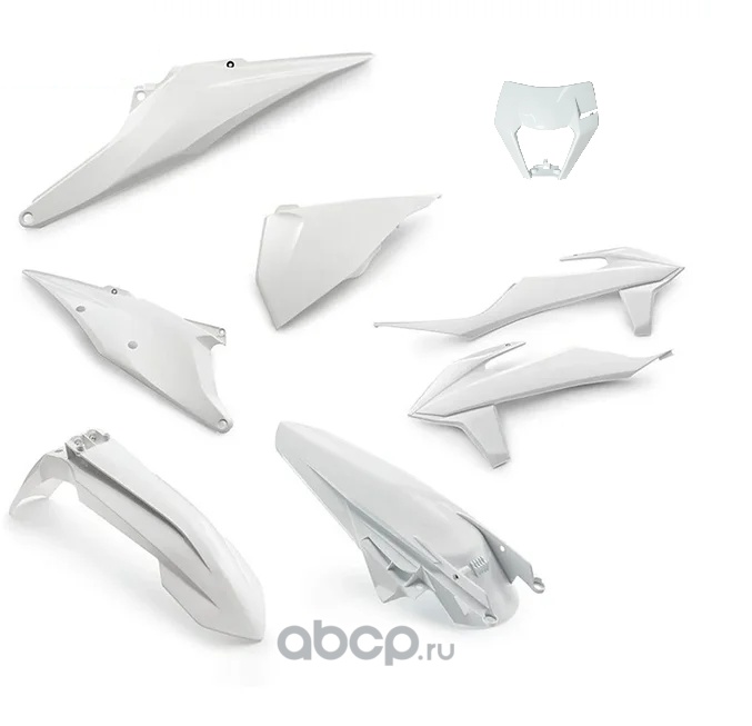 Комплект пластика белый для KTM 19-20, BRZx7, Avantis