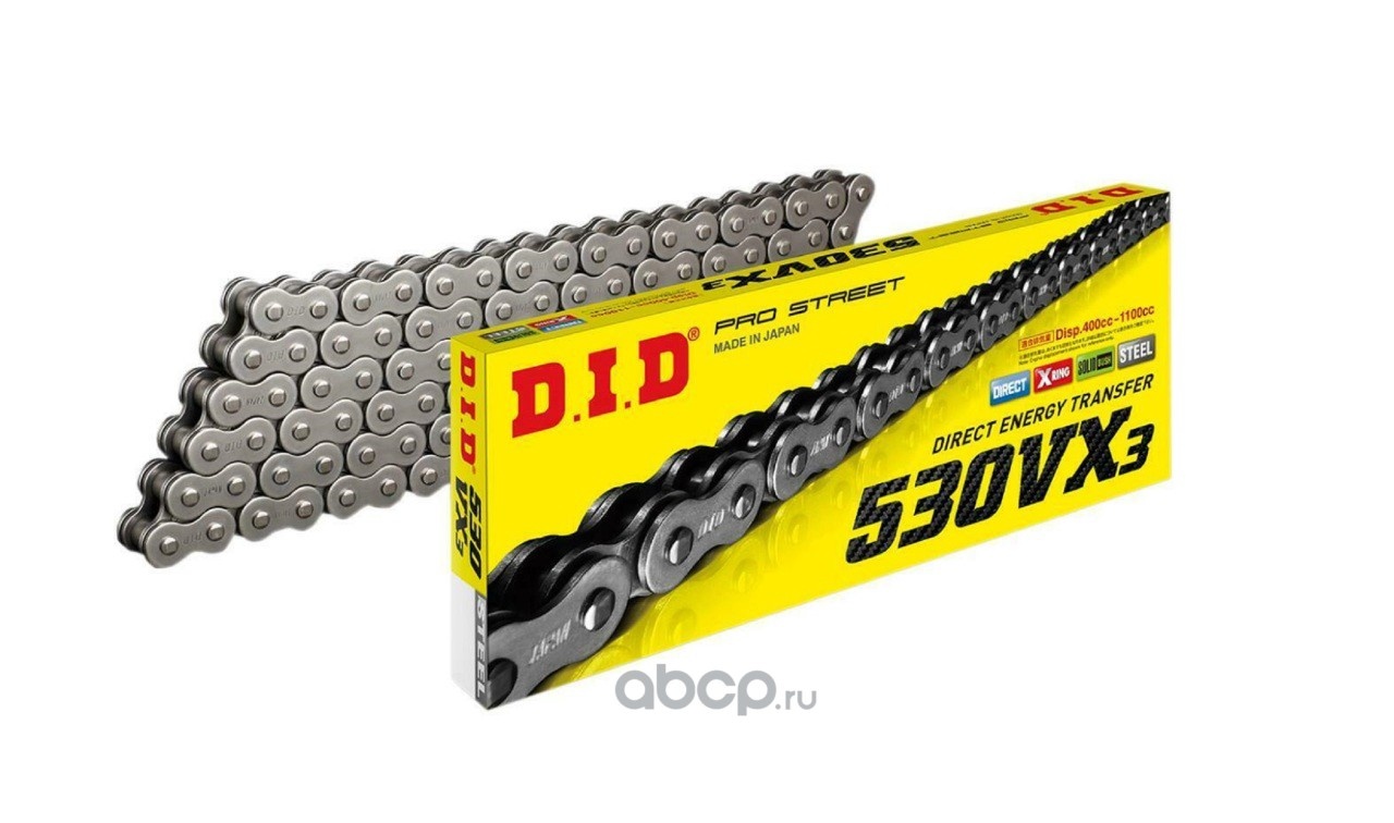 ЦЕПЬ 50(530) VX3 WZMOCNIONY, LICZBA OGNIW 110 X-RI