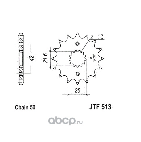 Звездочка цепи