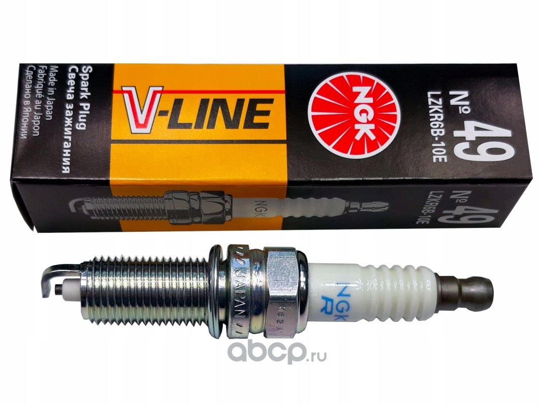 Свечи зажигания LZKR6B-10E Renault Clio, Megane, Dacia, Logan, Sandero 1.4-1.6 (96-1X) LZKR6B10E