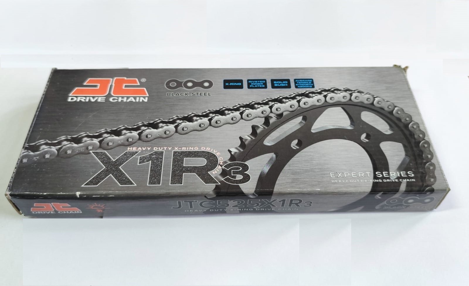 Цепь JT 525X1R3 120 звеньев сальниковая (JTC525X1R3120RL) JT Sprockets