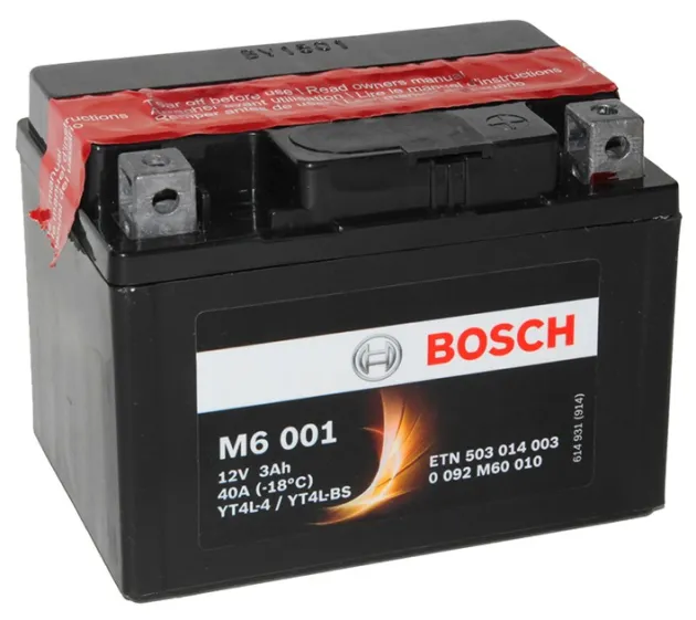 Аккумулятор YT4L-4  YT4L-BS 3 40 Y5 12 - 114 71 86 Bosch 0092M60010