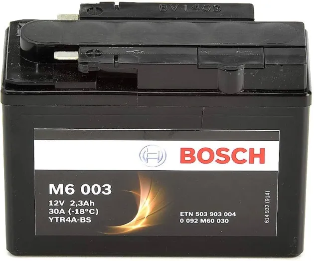 Аккумулятор YTR4A-BS 2,3 30 Y12 31 - 114 49 86 Bosch 0092M60030