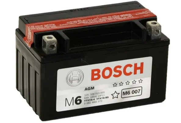 Аккумулятор YTX7A-4  YTX7A-BS 6 105 Y5 21 - 151 88 94 Bosch 0092M60070