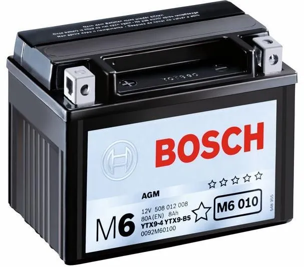 Аккумулятор TTZ10S-4  TTZ10S-BS 8 150 Y11 21 - 150 87 93 Bosch 0092M60110