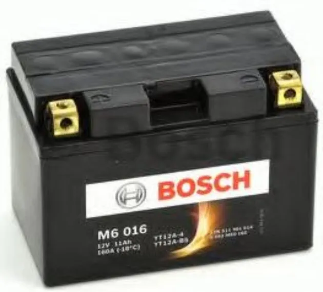 Аккумулятор YT12A-4  YT12A-BS 11 160 Y5 21 - 150 88 105 Bosch 0092M60160