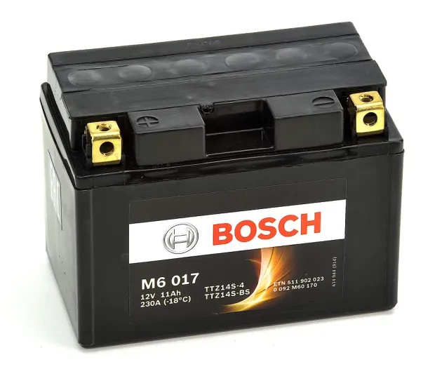 Аккумулятор TTZ14S-4  TTZ14S-BS 11 230 Y11 21 - 150 87 110 Bosch 0092M60170