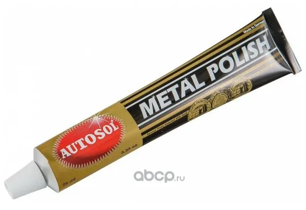 Абразивная паста Autosol для полировки металлов, банка 750 мл. 01001100