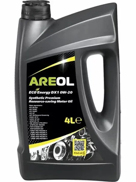 AREOL ECO Energy DX1 0W20 (4L) масло моторное! синт.API SP RC, ILSAC GF-6A, GM Dexos 1 Gen 2 0W20AR067
