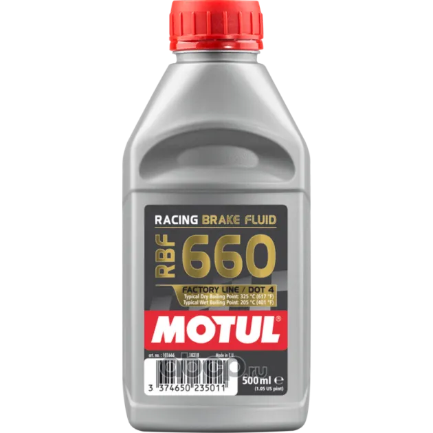 Тормозная жидкость Motul RBF 660 Factory Line, DOT4 325&deg;C 101666