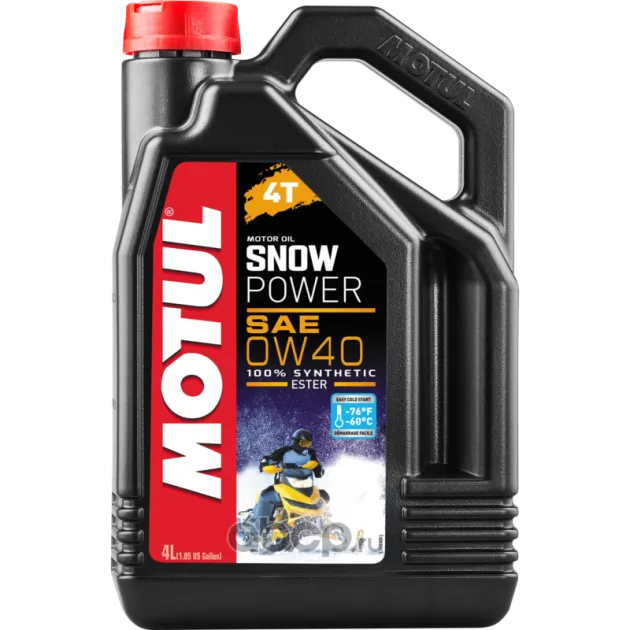 Масло моторное 4T Snowpower 0W40 синтетическое 4 л MOTUL 105892