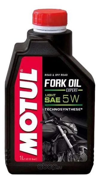 Масло вилочное и амортизаторное Fork Oil Expert Light 5W 1 л MOTUL 105929