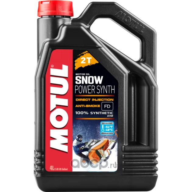 Масло моторное 2T Snowpower синтетическое 4 л MOTUL 108210