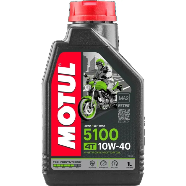 Моторное масло 5100 4T 10W40 1L MOTUL 112858