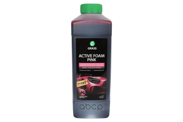 Автошампунь химия бесконтактная PINK 1л (красная) GRASS 113120