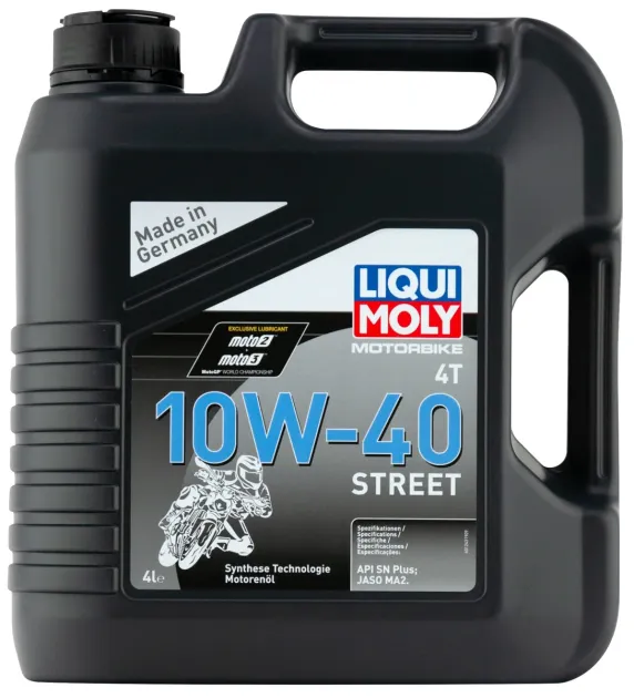 RACING 4T 10W-40 (4л) синтет.моторное масло для 4-тактных мотоциклов LIQUI MOLY 1243