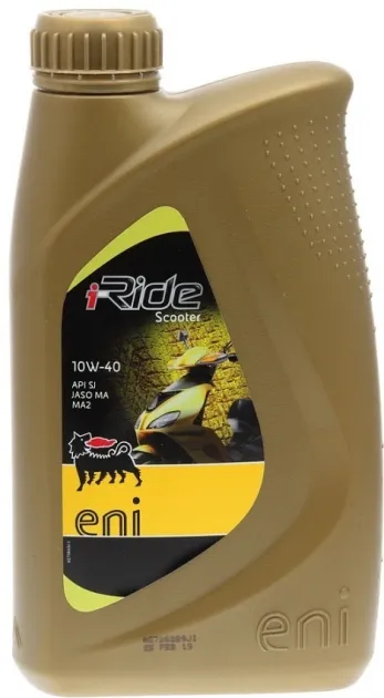 ENI i-Ride scooter 10W-40 1л. Всесезонное полусинтетическое моторное масло API SJ JASO MA, MA2 150796