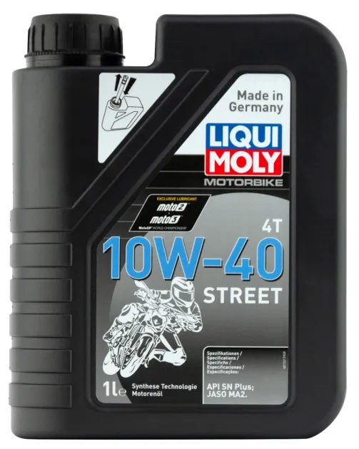 RACING 4T 10W-40 (1л) синтет.моторное масло для 4-тактных мотоциклов LIQUI MOLY 1521