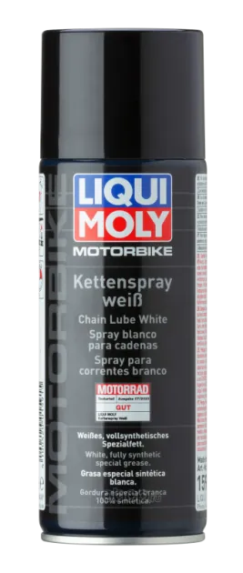 RACING KETTENSPRAY WEISS (400мл) белая цепнаясмазка для мотоциклов LIQUI MOLY 1591