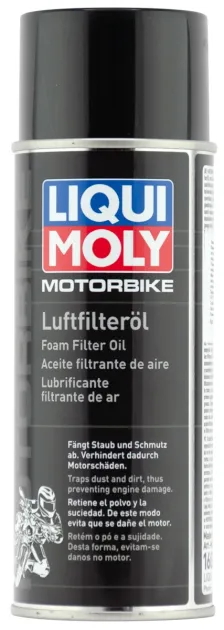 MOTORBIKE LUFT-FILTER-OIL (400 мл) масло для пропиткивоздушных фильтров (спрей) LIQUI MOLY 1604