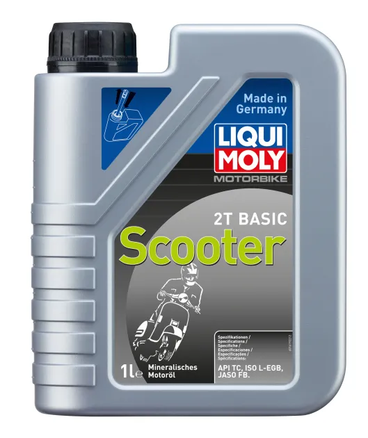 RACING SCOOTER 2T BASIC (1л) минер.моторное маслодля 2-тактных скутеров LIQUI MOLY 1619