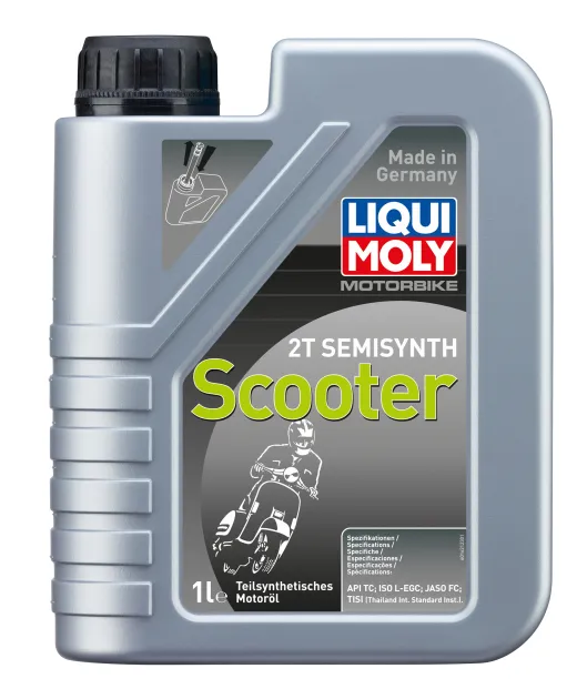 RACING SCOOTER 2T SEMISYNTH (1л)полусинтет.моторное масло для 2-тактных скутеров LIQUI MOLY 1621