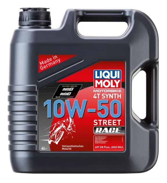 RACING SYNTH 4T 10W-50 (4л) синтет.моторное масло для4-тактных мотоциклов LIQUI MOLY 1686