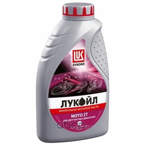 Масло моторное для 2-Т бензиновых двигателей ЛУКОЙЛ МОТО 2Т 1л. LUKOIL 19556