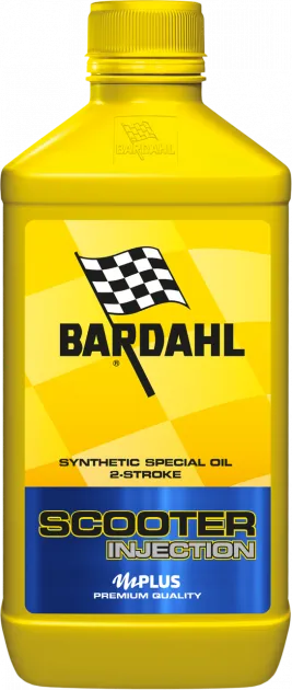Масло моторное BARDAHL SCOOTER INJECTION ( для 2-х тактных скутеров  с добавлением octane booster ) API TC JASO FD ISO-L-EGD 12x1L 201041