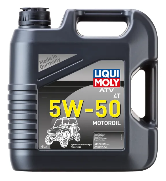 ATV 4T MOTOROIL 5W50 (4 л) полусинтет.моторное маслодля 4-тактных ATV LIQUI MOLY 20738