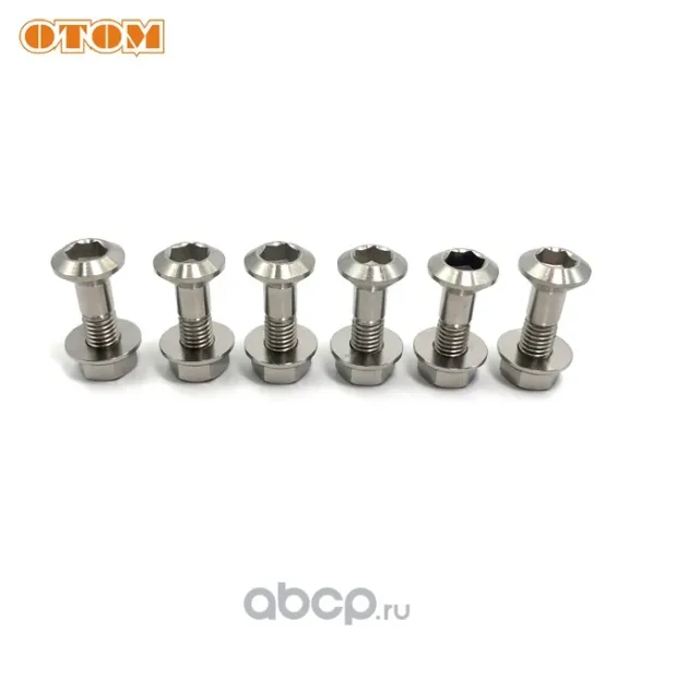 Комплект титановых болтов для крепелния звезды M8x1.25 Otom 2093119