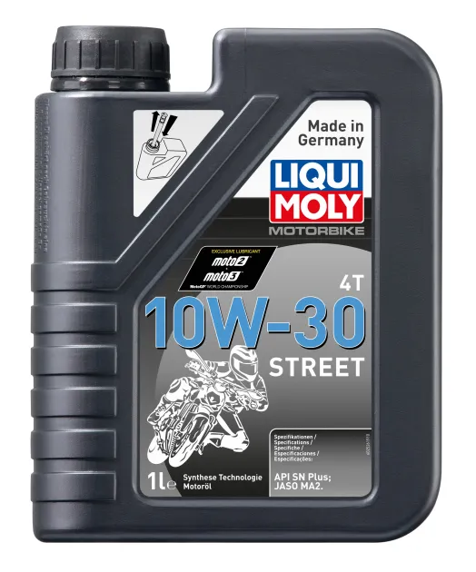 MOTORBIKE 4T 10W30 STREET (1 л) синтет.моторноемасло для 4х тактных мотоциклов LIQUI MOLY 2526