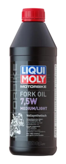 Синтетическое Масло для вилок и амортизаторов Motorbike Fork Oil MediumLight 7,5W LIQUI MOLY 2719
