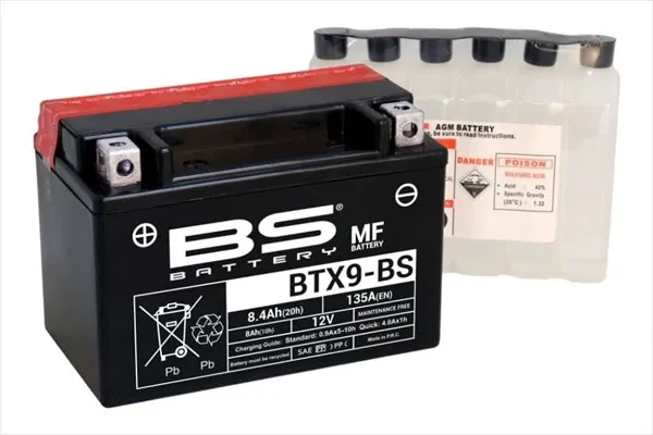 Аккумулятор BTX9-BSYTX9-BS BS Battery 300621