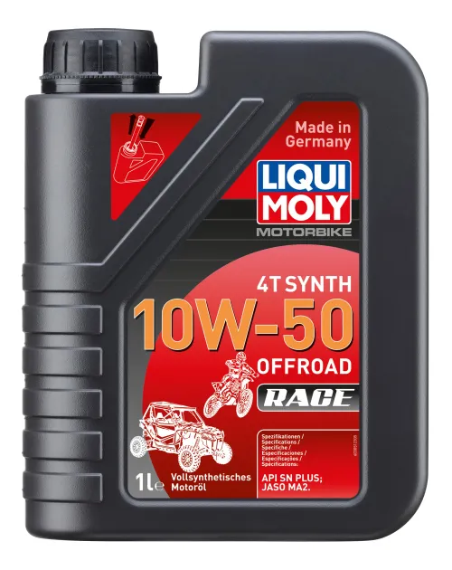 MOTORBIKE 4T SYN. 10W50 OFF.RACE (1 л)синтет.моторное масло для 4х тактных мотоциклов LIQUI MOLY 3051