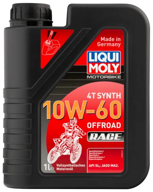 MOTORBIKE 4T SYN. 10W60 OFF.RACE (1 л)синтет.моторное масло для 4х тактных мотоциклов LIQUI MOLY 3053