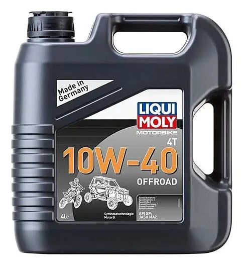 MOTORBIKE 4T 10W40 OFFROAD (4 л) синтет.моторноемасло для 4х тактных мотоциклов LIQUI MOLY 3056