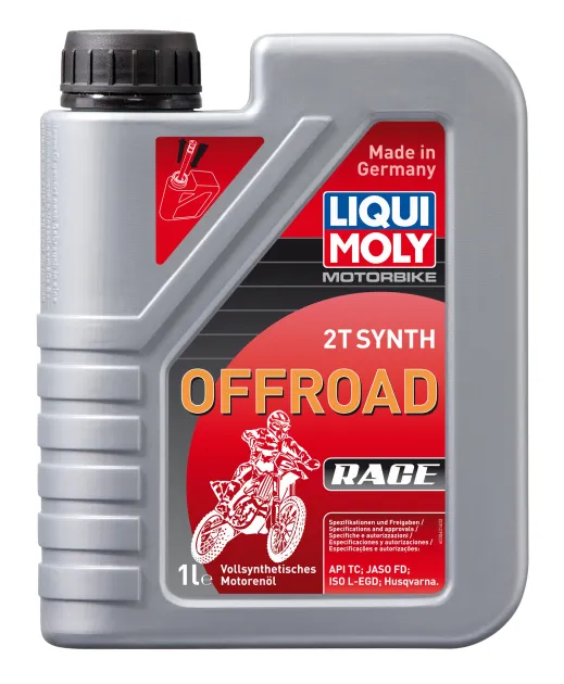 MOTORBIKE 2T SYNTH OFFR.RACE (1 л) синтет.моторноемасло для 2х тактных мотоциклов LIQUI MOLY 3063