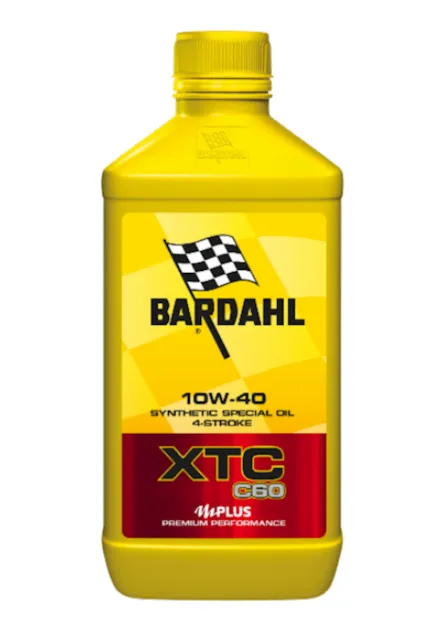 Масло моторное BARDAHL XTC C60 10W40 MOTO для 4-х тактных двигатедлей спортивных мотоциклов (20x1L) API SMJASO MA MA2 326141