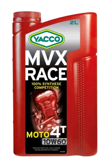 YACCO MVX RACE 4T 10W60 Масло моторное 100% cинтетическое 332124