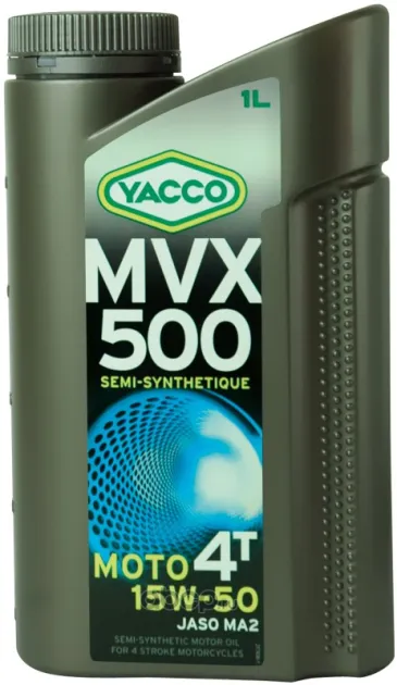 YACCO MVX 500 4T 15W50 Масло моторное полуcинтетическое 332525