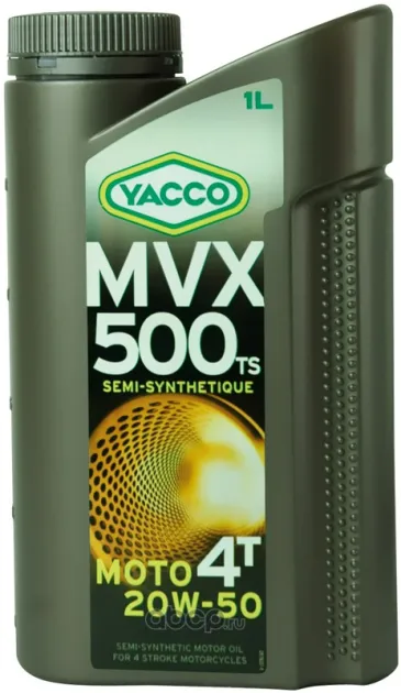 YACCO MVX 500 TS 4T 20W50 Масло моторное полуcинтетическое 332725
