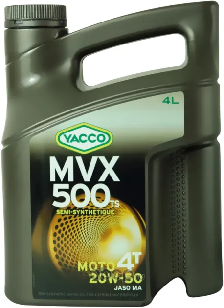 YACCO MVX 500 TS 4T 20W50 Масло моторное полуcинтетическое 332728