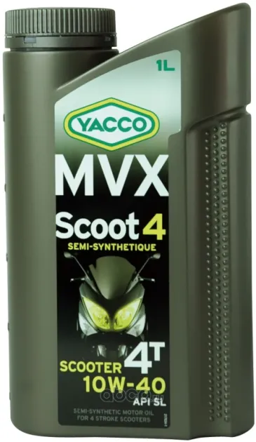 YACCO MVX SCOOT 4 10W40 Масло моторное полуcинтетическое 332825