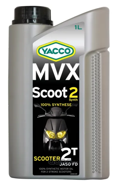 YACCO MVX SCOOT 2 SYNTH  Масло моторное 100% cинтетическое 333725