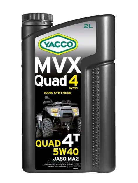 YACCO MVX QUAD 4 SYNTH 5W40 Масло моторное 100% cинтетическое 334024