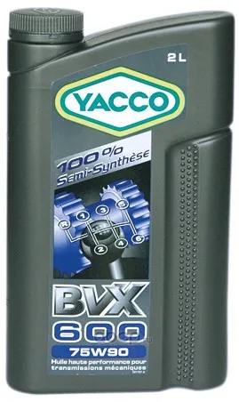YACCO BVX 600 75W90 Синтетическое масло для механических трансмиссий 2L 340424